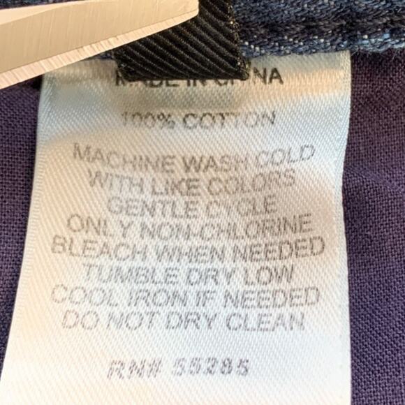 Y2K Express Stella Boot Cut Low Rise Studded Distressed Blue Jeans Medium Wash - Picture 12 of 14